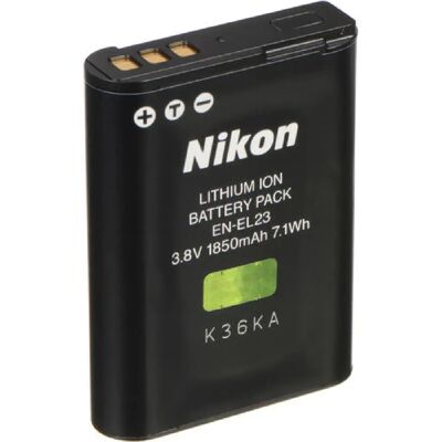 Nikon EN-EL23 Batterie rechargeable au lithium-ion - Publicité Nikon EN-EL23 Batterie rechargeable au lithium-ion - Publicité