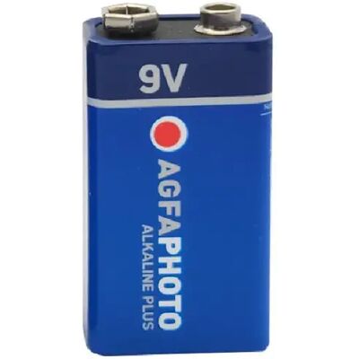 AgfaPhoto Piles Alcalines E-Block 9V - Lot de 10 - Publicité AgfaPhoto Piles Alcalines E-Block 9V - Lot de 10 - Publicité