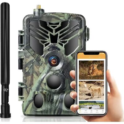 Caméra de Chasse à Batterie 5000 Mah 4G 4K 30MP App Android iOs + Chargeur + 2 Batteries YONIS - Publicité Caméra de Chasse à Batterie 5000 Mah 4G 4K 30MP App Android iOs + Chargeur + 2 Batteries YONIS - Publicité