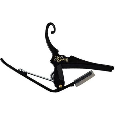 Générique Kyser Capodastre pour guitare acoustique KG6B - Noir - Publicité Générique Kyser Capodastre pour guitare acoustique KG6B - Noir - Publicité