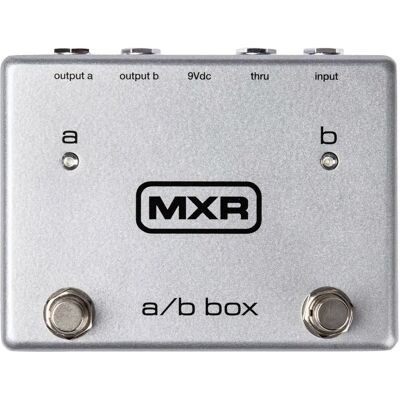 Mxr Pédale de commutation M196 A/B Box - Publicité Mxr Pédale de commutation M196 A/B Box - Publicité