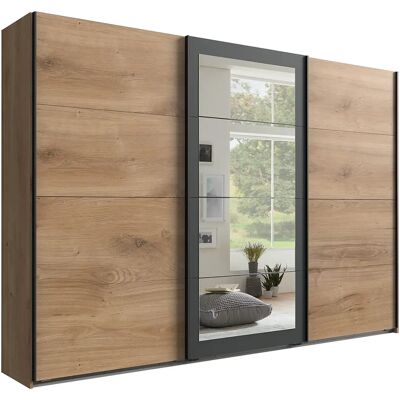 Pegane Armoire Miroirs Chêne Poutre - Publicité Pegane Armoire Miroirs Chêne Poutre - Publicité