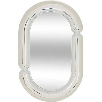 Atmosphera Miroir ovale sur pied - Argent - Publicité Atmosphera Miroir ovale sur pied - Argent - Publicité