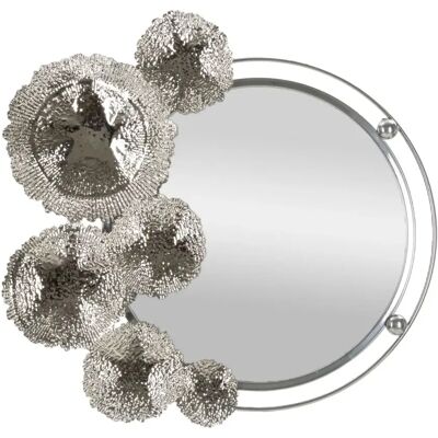 Mauro Ferretti Paris prix Miroir mural Kandi – Argent - Publicité Mauro Ferretti Paris prix Miroir mural Kandi – Argent - Publicité