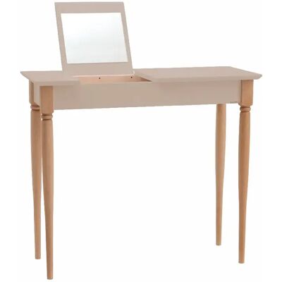 Ragaba Coiffeuse de chambre avec miroir - Beige - Publicité Ragaba Coiffeuse de chambre avec miroir - Beige - Publicité