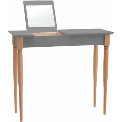 Ragaba Coiffeuse de chambre avec miroir - Gris - Publicité Ragaba Coiffeuse de chambre avec miroir - Gris - Publicité