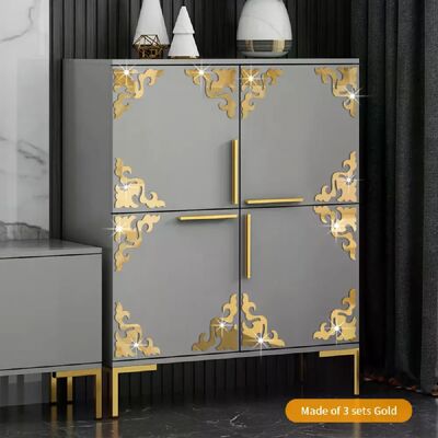 General Autocollant mural 3D en acrylique pour décoration de meubles, miroir doré et argenté, pour meuble d'angle~0749 - Publicité General Autocollant mural 3D en acrylique pour décoration de meubles, miroir doré et argenté, pour meuble d'angle~0749 - Publicité
