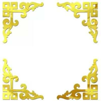 General 4 autocollants d'angle en acrylique effet miroir géométrique doré, décoration moderne pour salle de bain, bordure, ligne d'angle, décoration murale~01775 - Publicité General 4 autocollants d'angle en acrylique effet miroir géométrique doré, décoration moderne pour salle de bain, bordure, ligne d'angle, décoration murale~01775 - Publicité