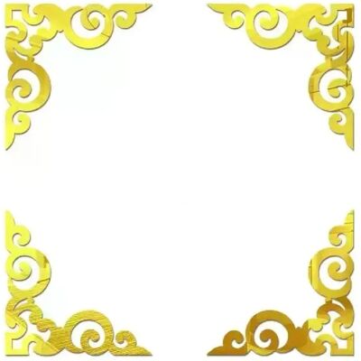 General 4 autocollants d'angle en acrylique effet miroir géométrique doré, décoration moderne pour salle de bain, bordure, ligne d'angle, décoration murale~01778 - Publicité General 4 autocollants d'angle en acrylique effet miroir géométrique doré, décoration moderne pour salle de bain, bordure, ligne d'angle, décoration murale~01778 - Publicité