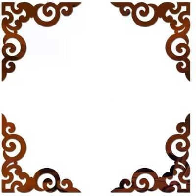 General 4 autocollants d'angle en acrylique effet miroir géométrique doré, décoration moderne pour salle de bain, bordure, ligne d'angle, décoration murale~01777 - Publicité General 4 autocollants d'angle en acrylique effet miroir géométrique doré, décoration moderne pour salle de bain, bordure, ligne d'angle, décoration murale~01777 - Publicité