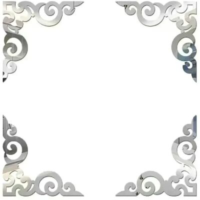 General 4 autocollants d'angle en acrylique effet miroir géométrique doré, décoration moderne pour salle de bain, bordure, ligne d'angle, décoration murale~01779 - Publicité General 4 autocollants d'angle en acrylique effet miroir géométrique doré, décoration moderne pour salle de bain, bordure, ligne d'angle, décoration murale~01779 - Publicité