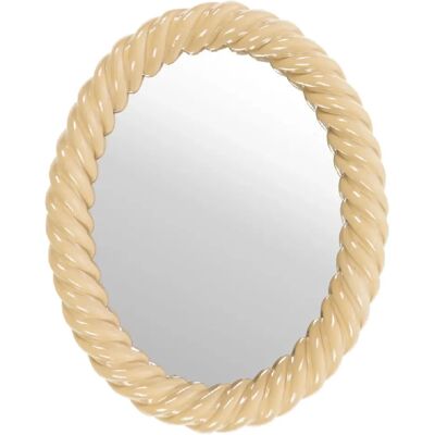 Amadeus Miroir Vanille ovale - Beige - Publicité Amadeus Miroir Vanille ovale - Beige - Publicité