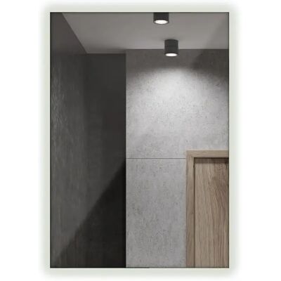 Tulup Miroir LED rectangulaire mural - Naturel - Publicité Tulup Miroir LED rectangulaire mural - Naturel - Publicité