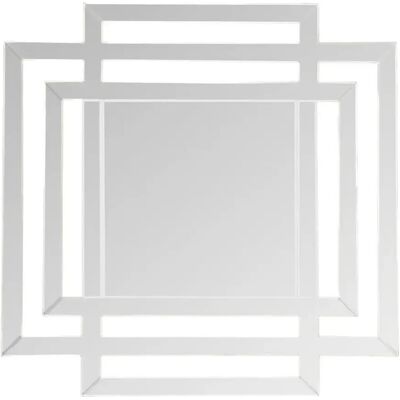 ATMOSPHERA Miroir Mural Carré Déco Fabulous 80cm Argent - Publicité ATMOSPHERA Miroir Mural Carré Déco Fabulous 80cm Argent - Publicité
