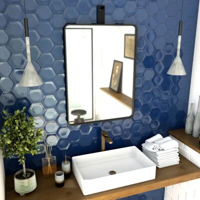 Aurlane Miroir simple salle de bain - Publicité Aurlane Miroir simple salle de bain - Publicité