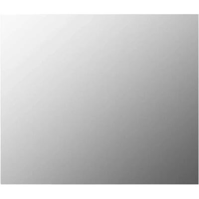 vidaXL Modèle 80x60cm Miroir Mur en Verre Sans Cadre - Publicité vidaXL Modèle 80x60cm Miroir Mur en Verre Sans Cadre - Publicité
