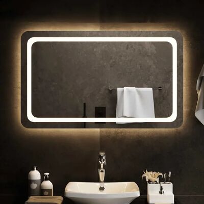 Miroir de salle de bain LED vidaXL 100x60 cm mural - Étanche & Moderne - Publicité Miroir de salle de bain LED vidaXL 100x60 cm mural - Étanche & Moderne - Publicité