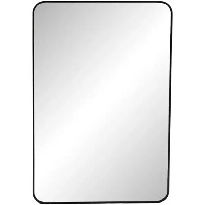 Amadeus Miroir Leo noir 60x90 cm - Publicité Amadeus Miroir Leo noir 60x90 cm - Publicité