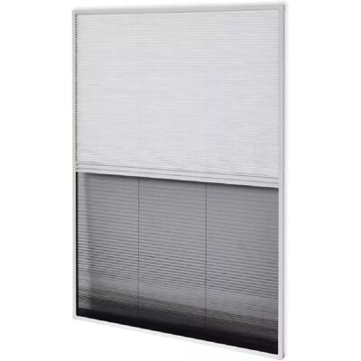 Decoshop26 Moustiquaire plissée pour fenêtre et store Aluminium 80 x 100cm DEC022166 - Publicité Decoshop26 Moustiquaire plissée pour fenêtre et store Aluminium 80 x 100cm DEC022166 - Publicité
