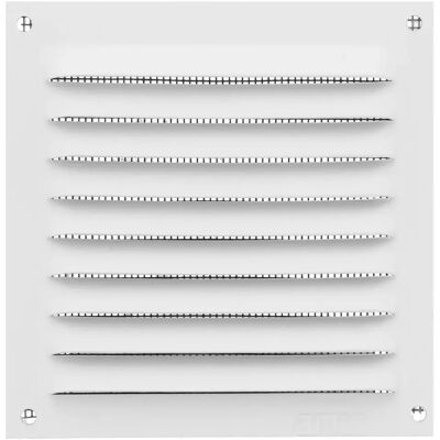 AMIG Grille d'aération avec moustiquaire 3 100 x 100 mm Aluminium Blanc - Publicité AMIG Grille d'aération avec moustiquaire 3 100 x 100 mm Aluminium Blanc - Publicité