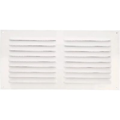 AMIG Grille d'aération avec moustiquaire 3 150 x 300 mm Aluminium Blanc - Publicité AMIG Grille d'aération avec moustiquaire 3 150 x 300 mm Aluminium Blanc - Publicité