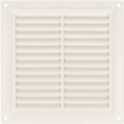 AMIG Grille d'aération avec moustiquaire 6 170 x 170 mm ABS Blanc - Publicité AMIG Grille d'aération avec moustiquaire 6 170 x 170 mm ABS Blanc - Publicité