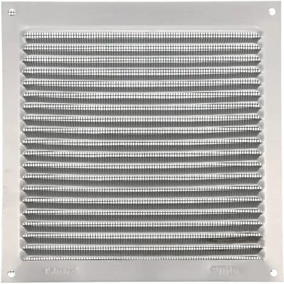 AMIG Grille d'aération avec moustiquaire 3 170 x 170 mm Aluminium Argent - Publicité AMIG Grille d'aération avec moustiquaire 3 170 x 170 mm Aluminium Argent - Publicité