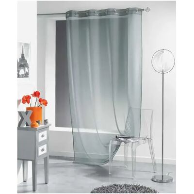 Lissea Panneau Voile Sablé Gris - Décoration Fenêtre - Publicité Lissea Panneau Voile Sablé Gris - Décoration Fenêtre - Publicité