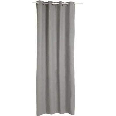 ATMOSPHERA Rideau à Oeillets Panama II 140x260cm Gris - Publicité ATMOSPHERA Rideau à Oeillets Panama II 140x260cm Gris - Publicité