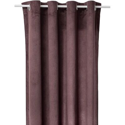 ATMOSPHERA Rideau à œillets LILOU - 140 x 260 cm - Marron tonka - Publicité ATMOSPHERA Rideau à œillets LILOU - 140 x 260 cm - Marron tonka - Publicité