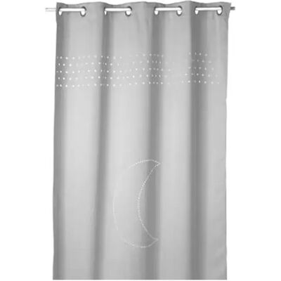 ATMOSPHERA Rideau Occultant Lune 140x260cm Gris - Publicité ATMOSPHERA Rideau Occultant Lune 140x260cm Gris - Publicité