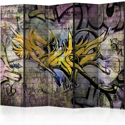 Paris prix Paravent 5 volets Stunning Graffiti - Multicolore - Publicité Paris prix Paravent 5 volets Stunning Graffiti - Multicolore - Publicité