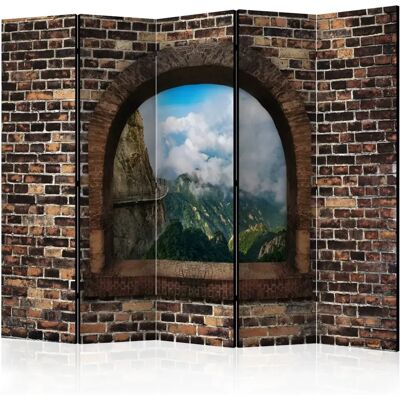 ARTGEIST Paravent en Bois Montagnes II - Diviseur de Pièce - Publicité ARTGEIST Paravent en Bois Montagnes II - Diviseur de Pièce - Publicité