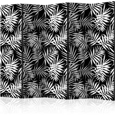 Paris prix Paravent jungle 5 volets - Black & White - Publicité Paris prix Paravent jungle 5 volets - Black & White - Publicité