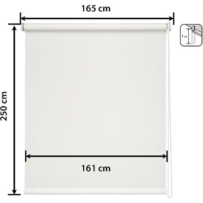Easydeco - Estor Enrollable Screen - Blanc - Roller blind - Publicité Easydeco - Estor Enrollable Screen - Blanc - Roller blind - Publicité
