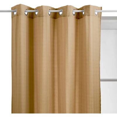 ATMOSPHERA Rideau Voilage à Œillets Noa 140x240cm Beige - Publicité ATMOSPHERA Rideau Voilage à Œillets Noa 140x240cm Beige - Publicité