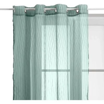 ATMOSPHERA Rideau Voilage à Œillets Mila 140x240cm Vert Céladon - Publicité ATMOSPHERA Rideau Voilage à Œillets Mila 140x240cm Vert Céladon - Publicité