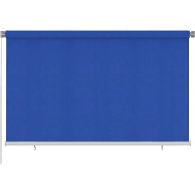 vidaXL Store roulant d'extérieur 240x140 cm Bleu PEHD - Publicité vidaXL Store roulant d'extérieur 240x140 cm Bleu PEHD - Publicité