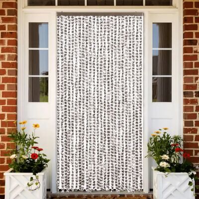 vidaXL Taupe et Blanc 100x230cm Rideau Insectes Chenille - Publicité vidaXL Taupe et Blanc 100x230cm Rideau Insectes Chenille - Publicité