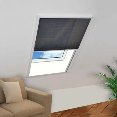 Decoshop26 Moustiquaire plissée pour fenêtre 80x120 cm - Aluminium - Publicité Decoshop26 Moustiquaire plissée pour fenêtre 80x120 cm - Aluminium - Publicité