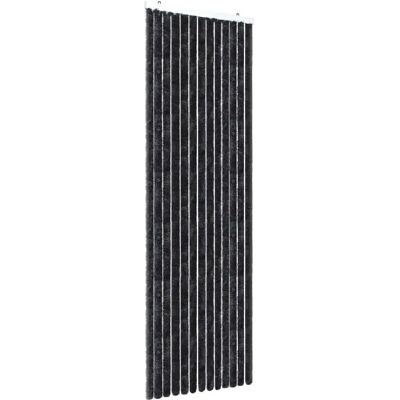 Decoshop26 Rideau moustiquaire Anthracite 56x185 cm - Publicité Decoshop26 Rideau moustiquaire Anthracite 56x185 cm - Publicité