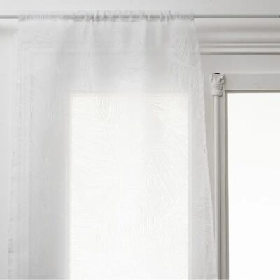ATMOSPHERA 2 Voilages Indi - 60 x 160 cm - Blanc - Publicité ATMOSPHERA 2 Voilages Indi - 60 x 160 cm - Blanc - Publicité