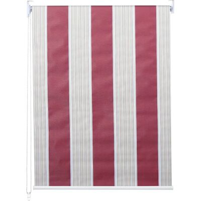 Decoshop26 Store enrouleur occultant - Blanc/Rouge/Beige 90x160 cm - Publicité Decoshop26 Store enrouleur occultant - Blanc/Rouge/Beige 90x160 cm - Publicité