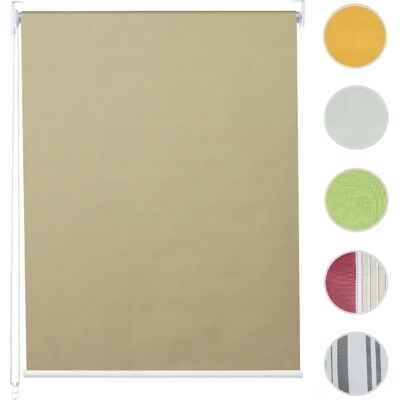 Voilage enroulable MENDLER - HWC-D52 Beige - 110x160cm - Publicité Voilage enroulable MENDLER - HWC-D52 Beige - 110x160cm - Publicité