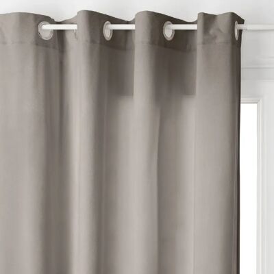 ATMOSPHERA Rideau Lilou - 140 x 260 cm - Taupe - Publicité ATMOSPHERA Rideau Lilou - 140 x 260 cm - Taupe - Publicité