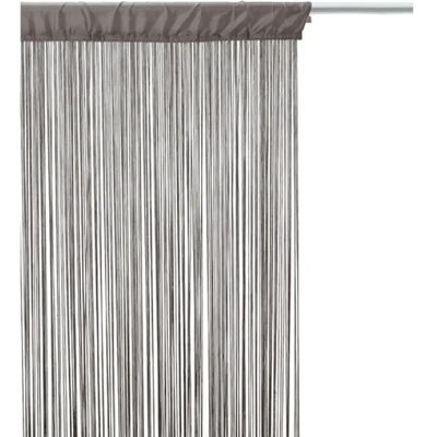 ATMOSPHERA Rideau fils - 90 x 200 cm - Gris - Publicité ATMOSPHERA Rideau fils - 90 x 200 cm - Gris - Publicité