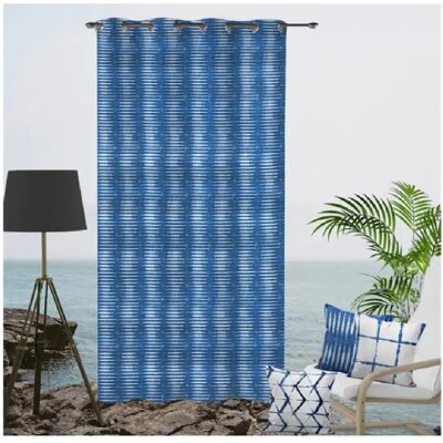 SH0P&CITY Rideau en coton Azur - 135x250 cm - Publicité SH0P&CITY Rideau en coton Azur - 135x250 cm - Publicité