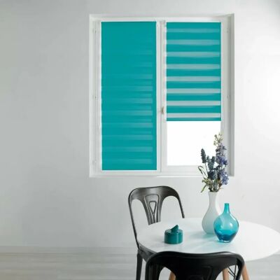 Unknown - DayNight 120x180 Polyester - Blue - Roller blind - Publicité Unknown - DayNight 120x180 Polyester - Blue - Roller blind - Publicité