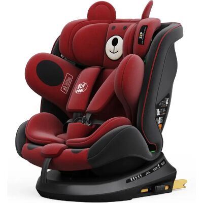 Siège auto BUF BOOF® P100 UrsRED -Size R129 40–150 cm, 360°, ISOFIX - Publicité Siège auto BUF BOOF® P100 UrsRED -Size R129 40–150 cm, 360°, ISOFIX - Publicité