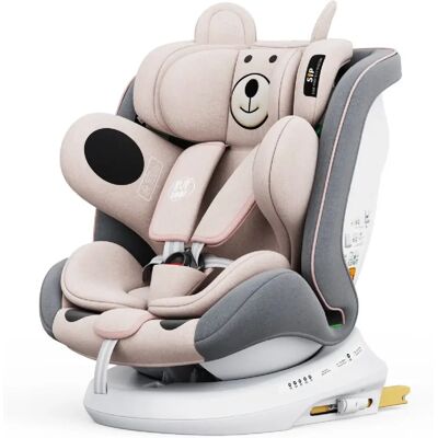 Siège auto BUF BOOF® P100 PinkBear -Size R129 40–150 cm, 360°, ISOFIX - Publicité Siège auto BUF BOOF® P100 PinkBear -Size R129 40–150 cm, 360°, ISOFIX - Publicité